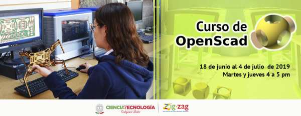 Curso OpenScad en Zigzag